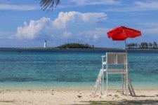Junkanoo Beach é uma das praias mais bonitas de Nassau, nas Bahamas