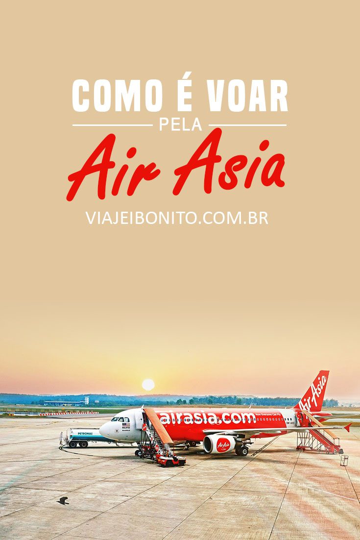 Como é voar com a AirAsia, maior companhia de voos low costs da Ásia. Créditos: danist soh / Fonte: Pixabay