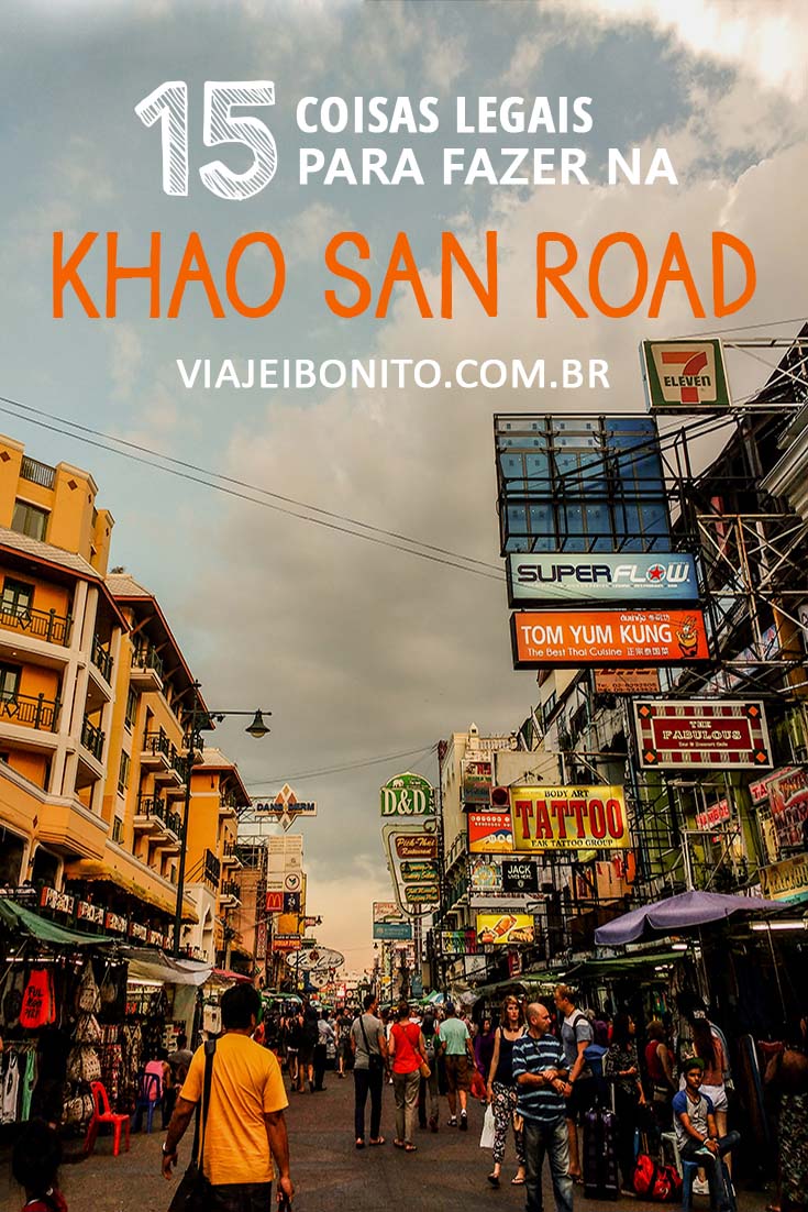 15 coisas para fazer na Khao San Road, em Bangkok, Tailândia. Bebida no balde, letreiros, massagem com peixes e muito mais. Créditos: Gisele Rocha