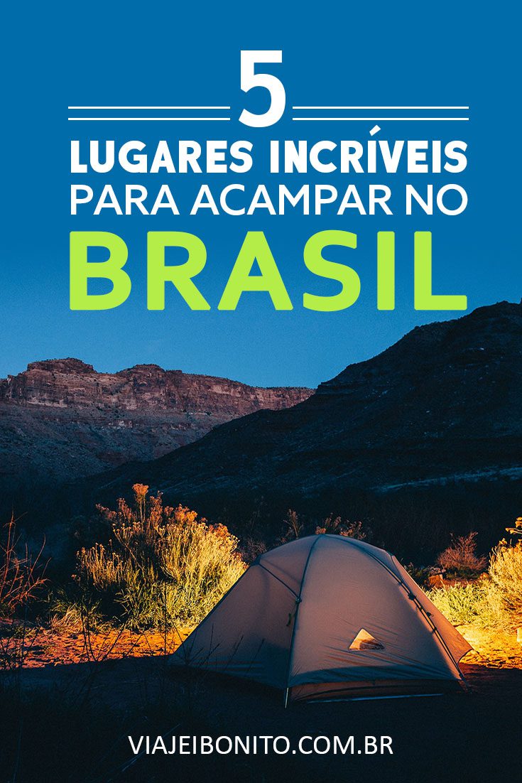 5 lugares incríveis para acampar no Brasil. Créditos: Liam Matthews / Fonte: Flickr