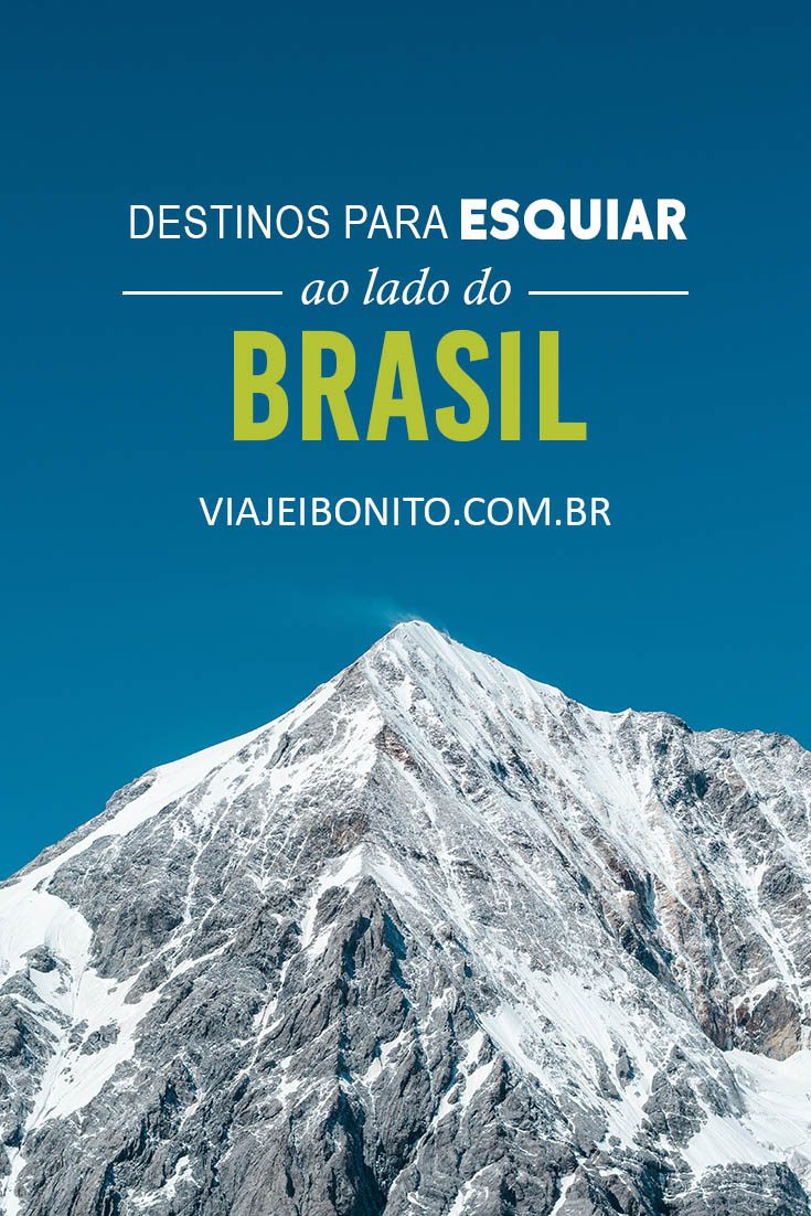Destinos para esquiar ao lado do Brasil. Onde ver neve perto do Brasil. Esqui na América do Sul. Neve no Brasil e na América do Sul. Esportes radicais. Patagônia, Valle Nevado, Bariloche, Portillo,Las Leñas, El Colorado. Chile e Argentina. Créditos: Pexels / Fonte: Pixabay