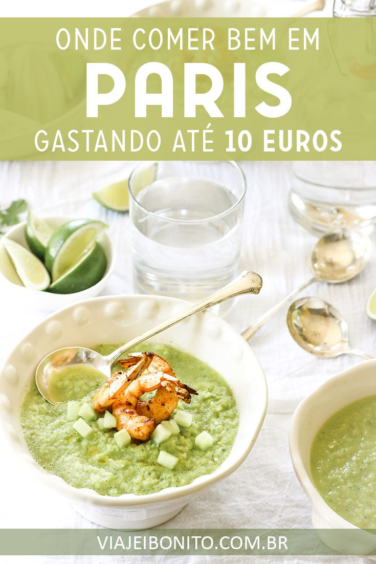 Onde comer bem em Paris gastando até 10 euros. Créditos: Laures Lester / Fonte: Unsplash
