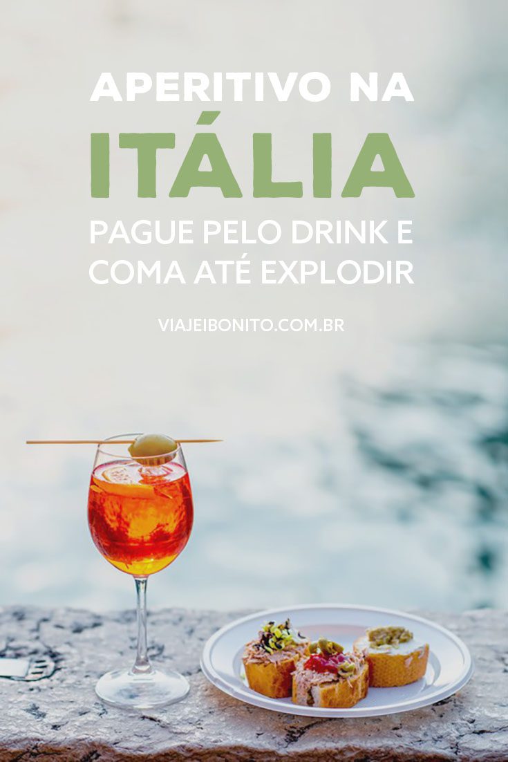 Aperitivo na Itália: pague pelo drink e coma tudo que quiser, até não aguentar mais. Roma, Milão, Florença, Turim e Veneza. Créditos: RossHelen / Fonte: Shutterstock