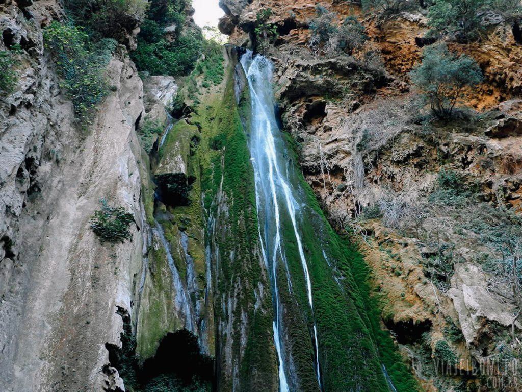 Topo da cachoeira de Akchoura, Marrocos