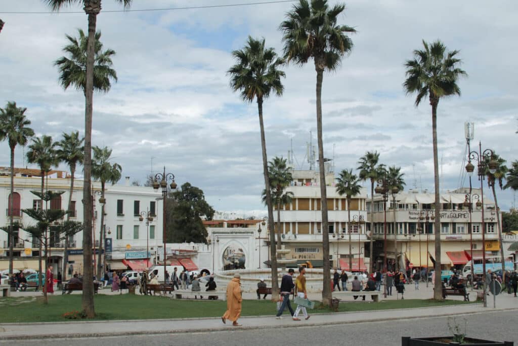 Grand Socco, praça que liga a Medina de Tânger à parte moderna da cidade
