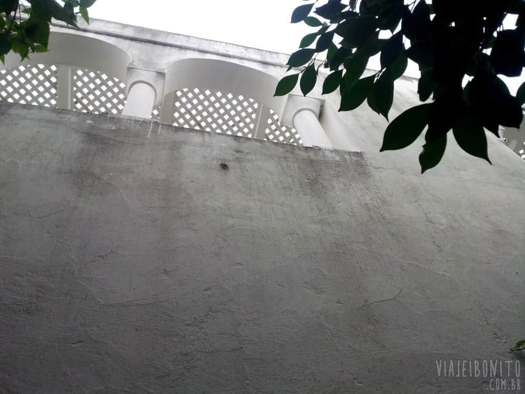 Muro da casa que Mick Jagger alugou por anos no Kasbah de Tânger, Marrocos