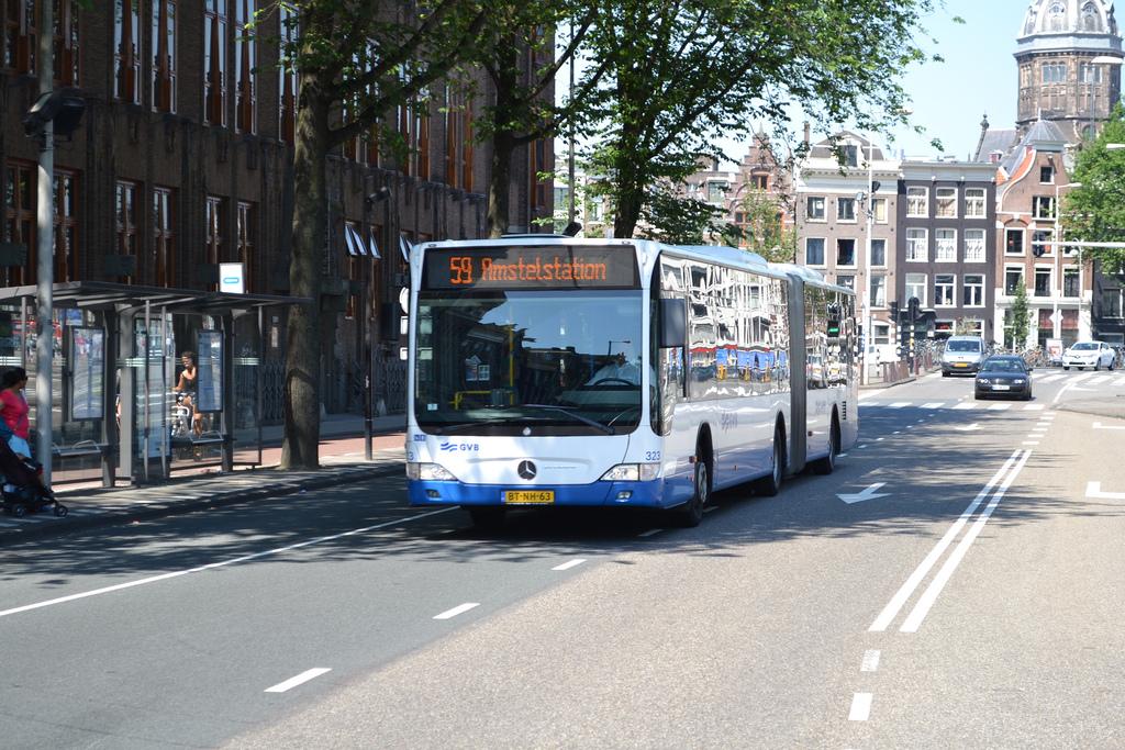 Ônibus em Amsterdã, Holanda