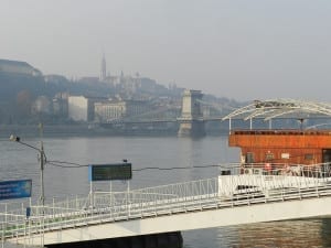 Rio Danúbio, que corta Budapeste, Hungria