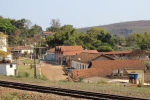 Casinhas no pequeno distrito de Lobo Leite, Minas Gerais