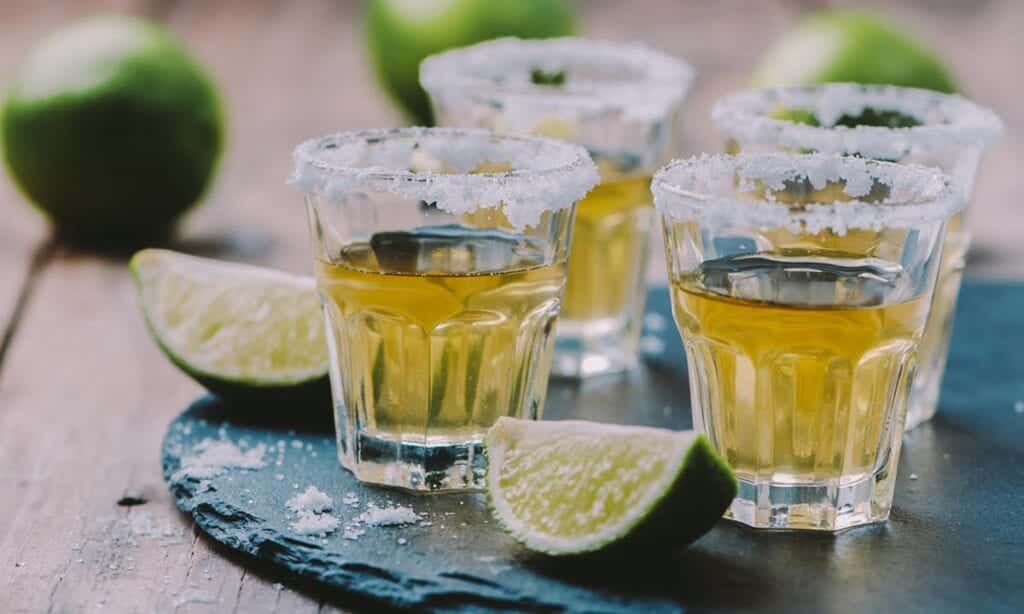 Shots de Tequila, bebida nascida na Espanha