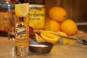 Shot de Tequila, bebida nascida na Espanha