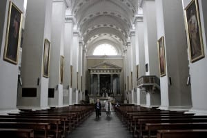 Interior da Catedral de Vilnius, Lituânia
