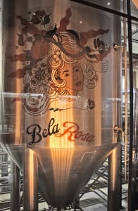 Tonel de cerveja Bela Rosa, na atual Fábrica da Bohemia, em Petrópolis