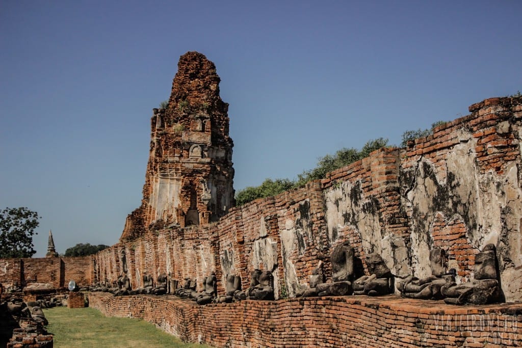 Wat Mahathat em Ayutthaya, Tailândia