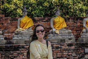 Wat Yai Chai Mongkhon em Ayutthaya, Tailândia