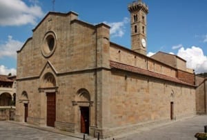 O Duomo de Fiesole visto de fora