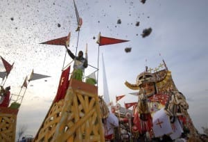 O Carnevale di Viareggio não perde nada para o tradicional carnaval de Veneza