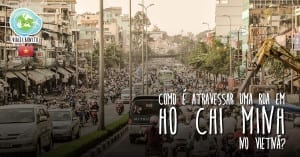 Rua de Ho Chi Minh, Vietnã, tomada por motociclistas
