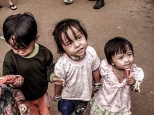 Crianças tailandesas