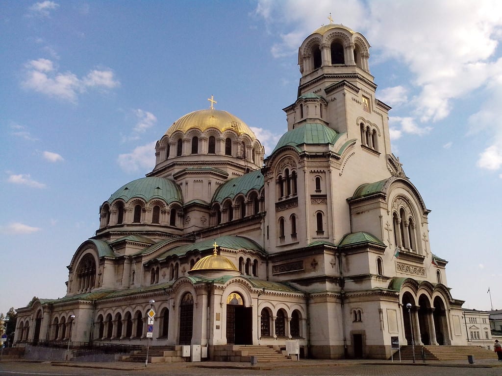 Catedral de Alexandre Nevsky, em Sofia, Bulgária.