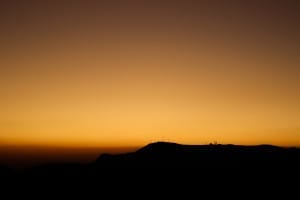 Pôr do sol na Serra de Ouro Branco, Minas Gerais
