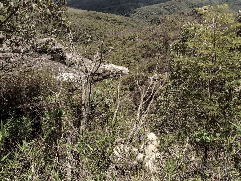 Pedra do Jacaré, no Parque Natural Municipal Cachoeira das Andorinhas, Ouro Preto, Minas Gerais