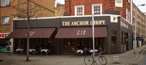 Anchor & Hope Pub, em Londres, na Inglaterra