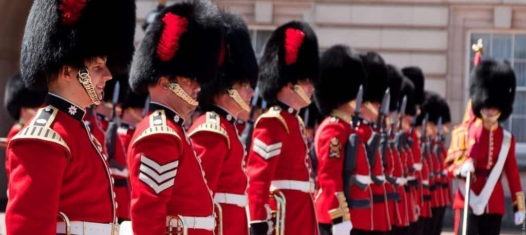 Troca da guarda no Palácio de Buckingham, Londres