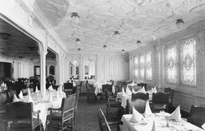 Café Parisienne original, dentro do Titanic