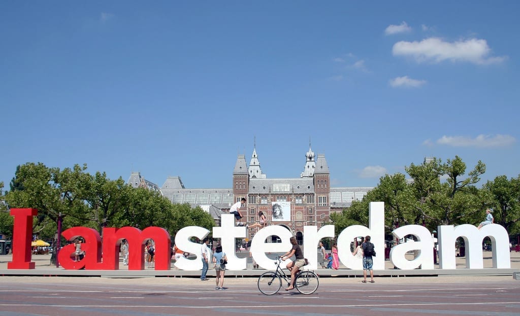 O letreiro mais famoso do mundo "I amsterdam"