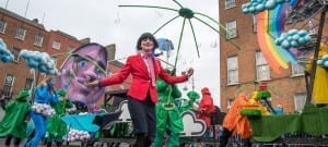 Desfile de St Patrick's Day, em Dublin