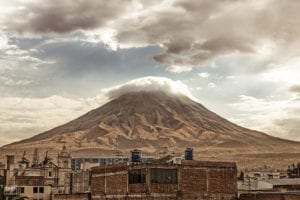 Vulcão El Misti, em Arequipa, no Peru