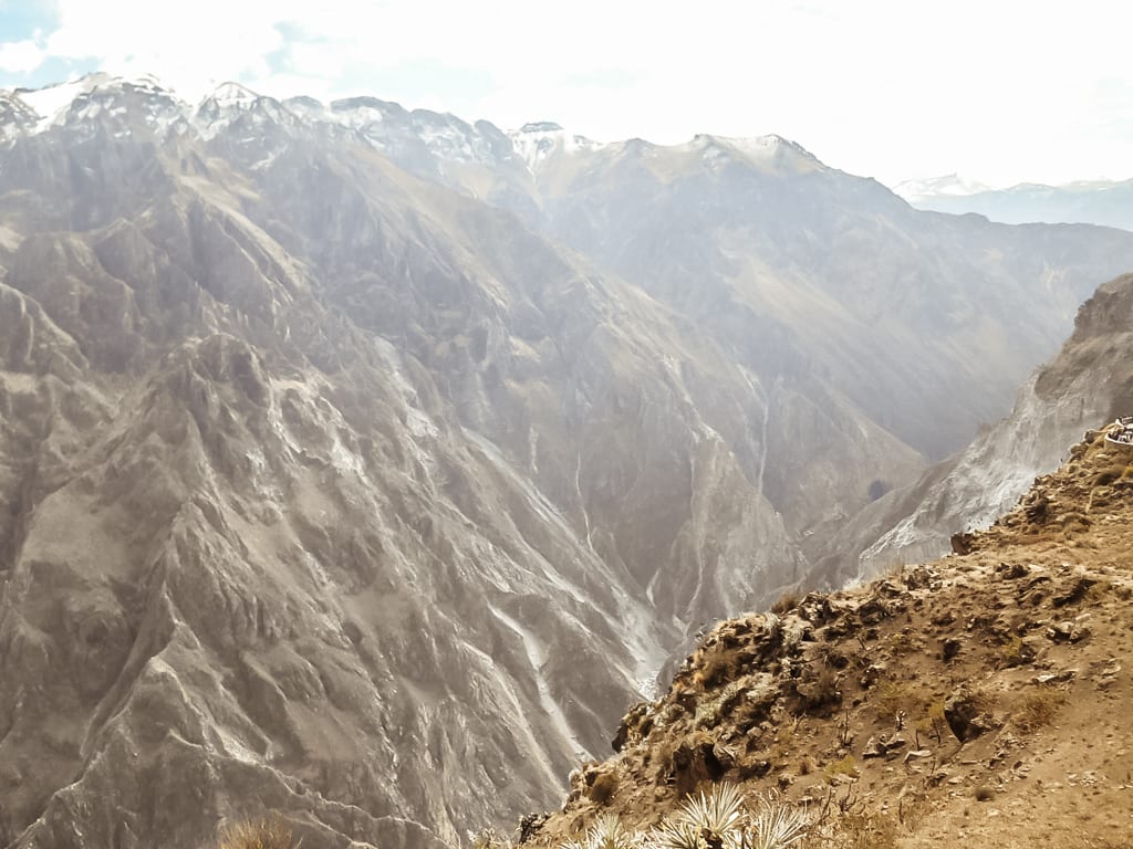 Valle del Colca, no Peru. Cenário estonteante