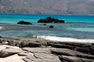 Águas cristalinas da Ilha de Creta