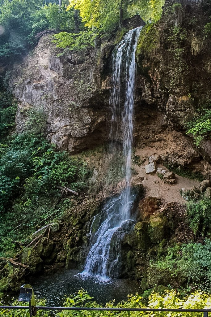Cachoeira em  Lillafured, na cidade de Miskolc, Hungria