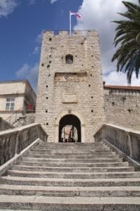 Revelin Tower, em Korcula, na Croácia