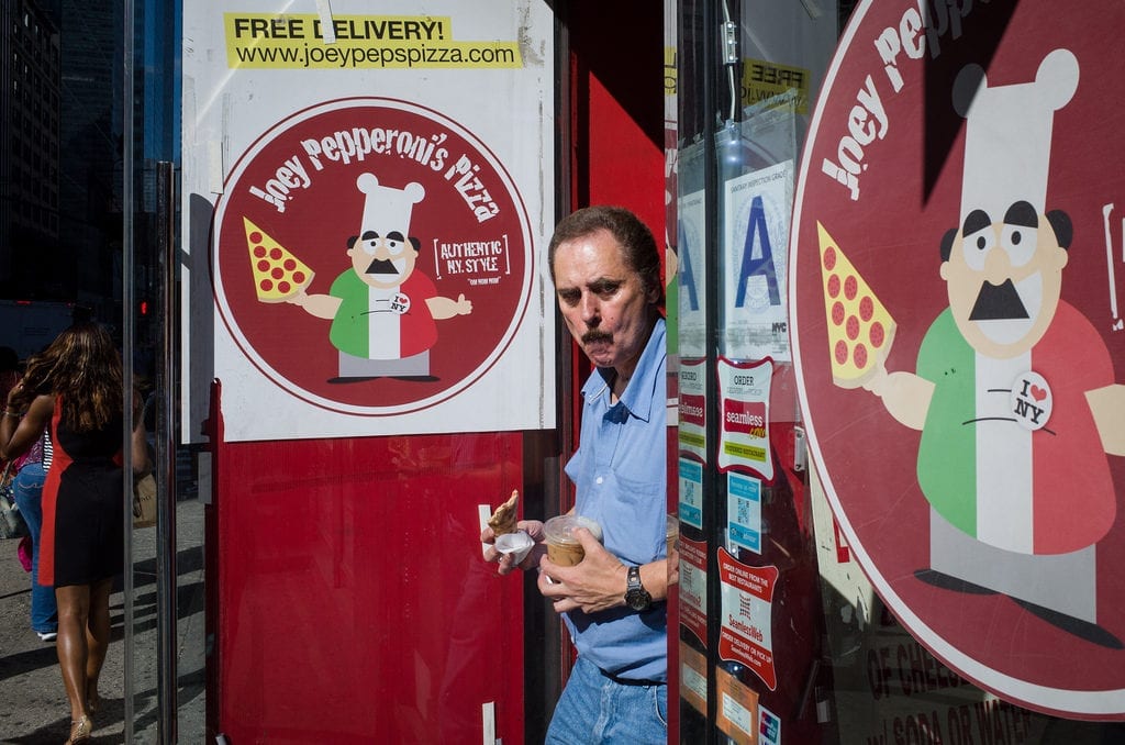 Joey Pepperoni's Pizza, a verdadeira pizza italiana a 1 dólar, em Nova York