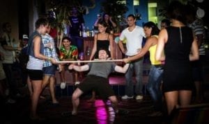 As festas do El viajero, em Cartagena, são sempre muito animadas
