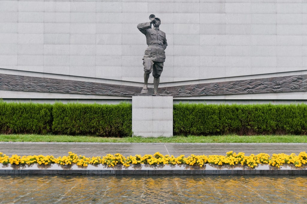Memorial das vítimas do massacre de Nanquim, na China