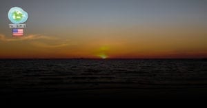 Pôr do sol em Little Harbor Marina, Ruskin, Flórida