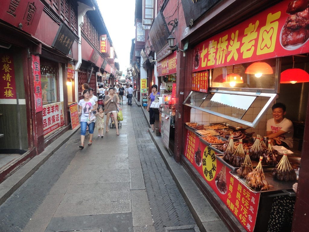 Qibao old town, nos arredores de Xangai