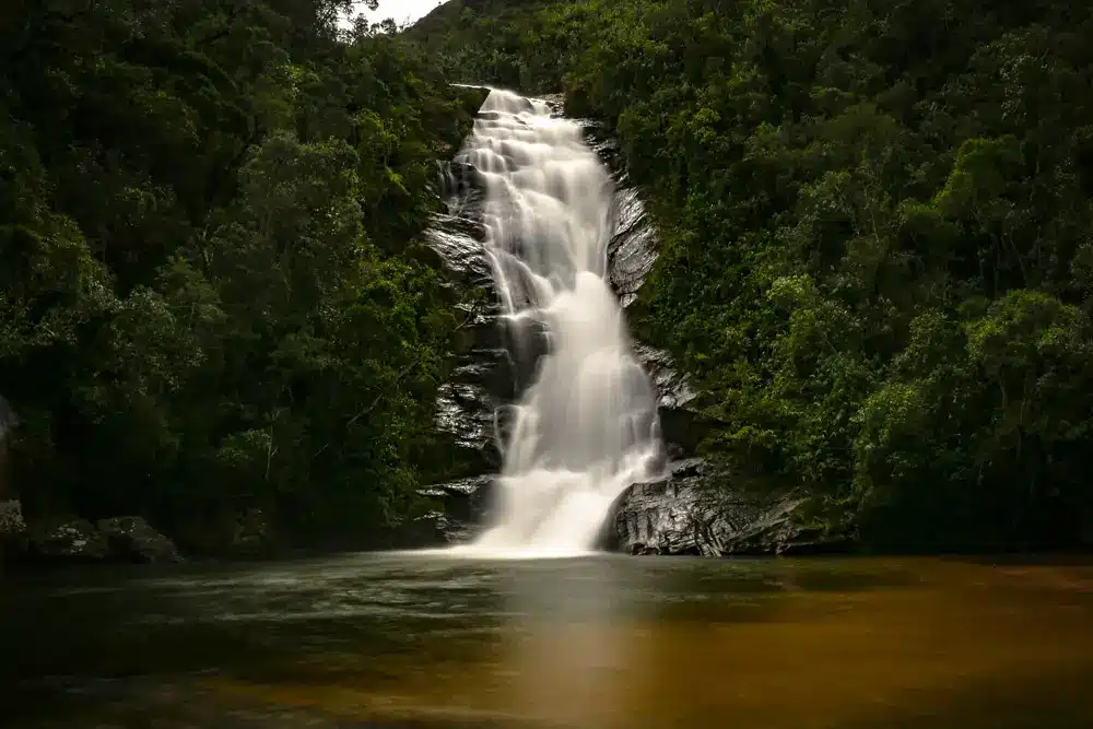 Cachoeira Santo Isidro, em São José do Barreiro, SP