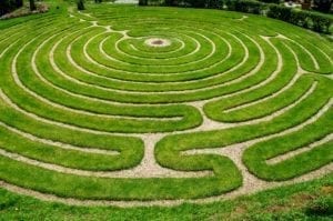 Labirinto de grama