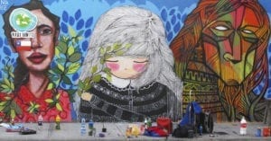 Arte urbana em Santiago do Chile