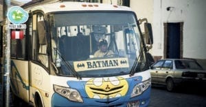 Ônibus do Batman, em Cusco, Peru
