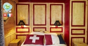 Hotel foi construído na fronteira entre Suíça e França