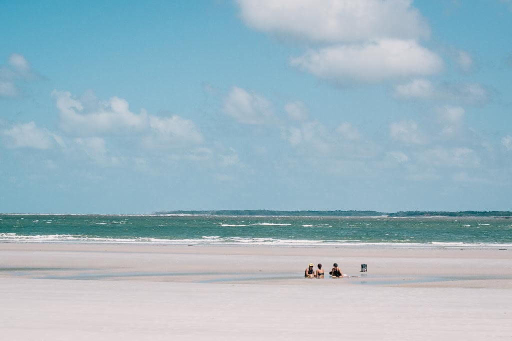 Fortalezinha faz parte da ilha deserta de Maiandeua, no Pará