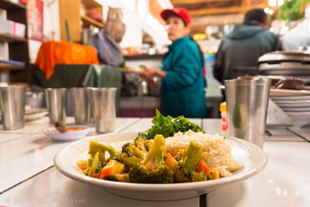 Govinda Lila é um restaurante vegetariano no qual se pode comer bem sem gastar muito em Cusco, Peru