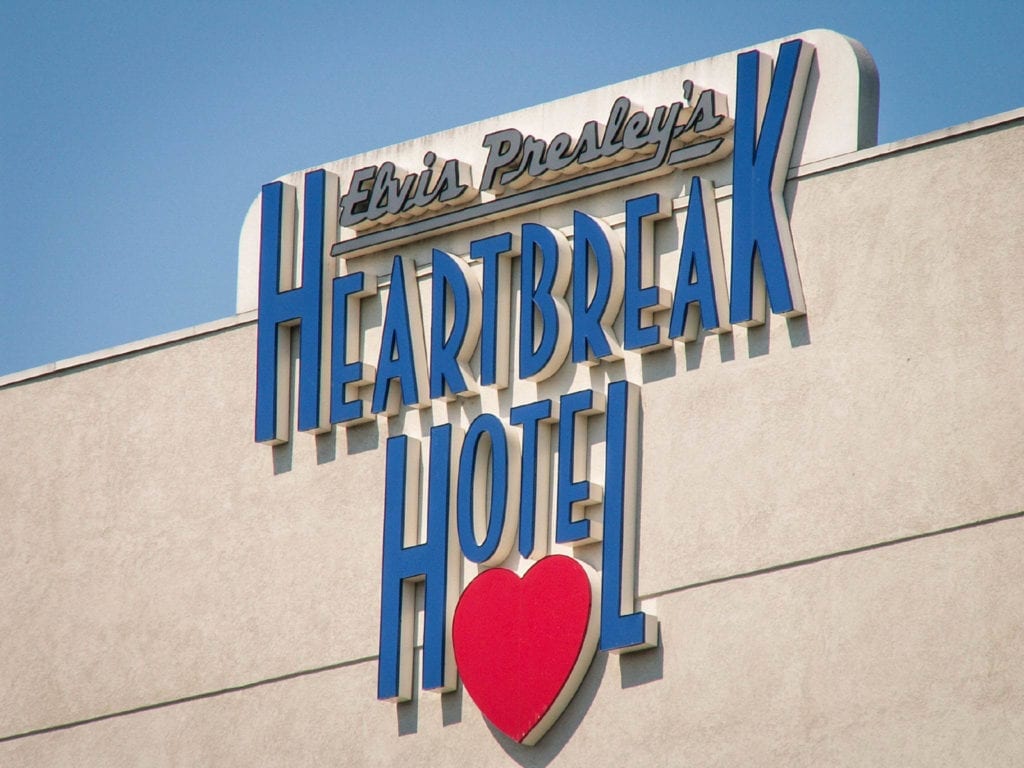Heartbreak Hotel, opção temática para fãs de Elvis Presley em Memphis