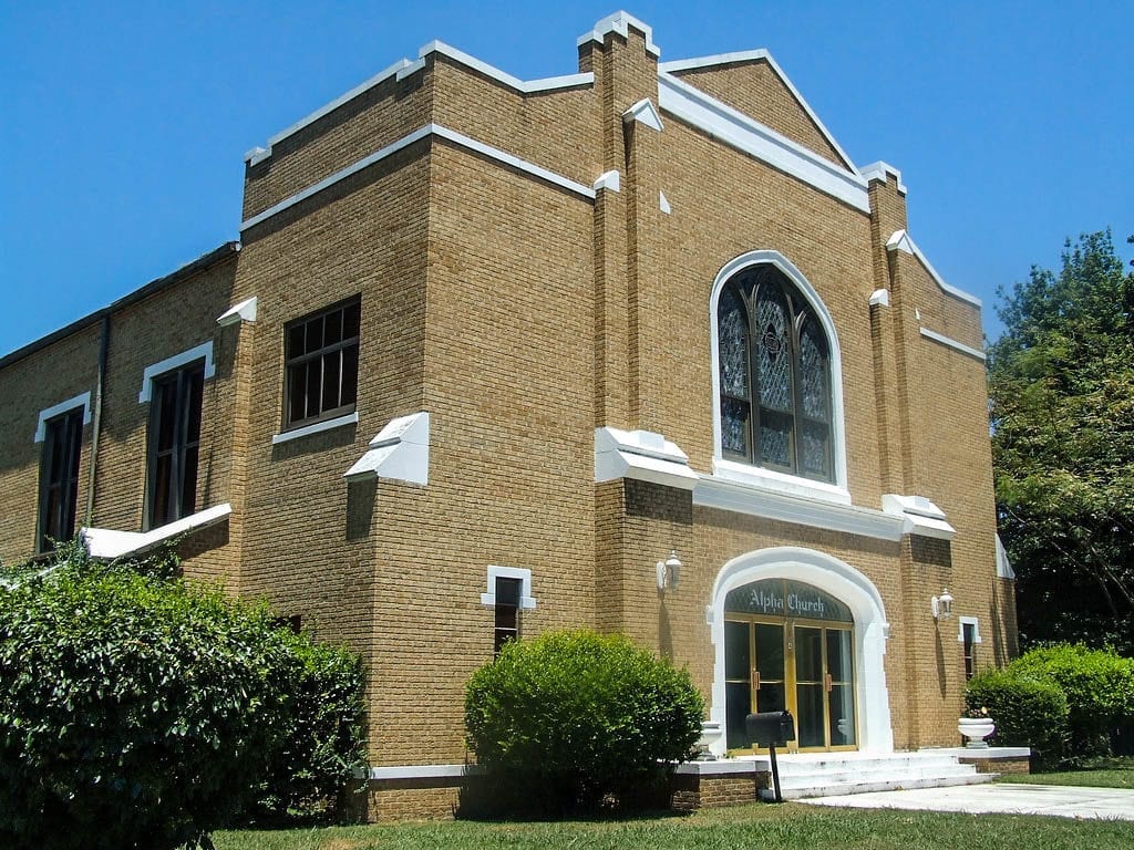 Alpha Church, em Memphis, responsável por despertar o interesse em Elvis pela música gospel. Créditos: Mike Freeman / Fonte: Flickr